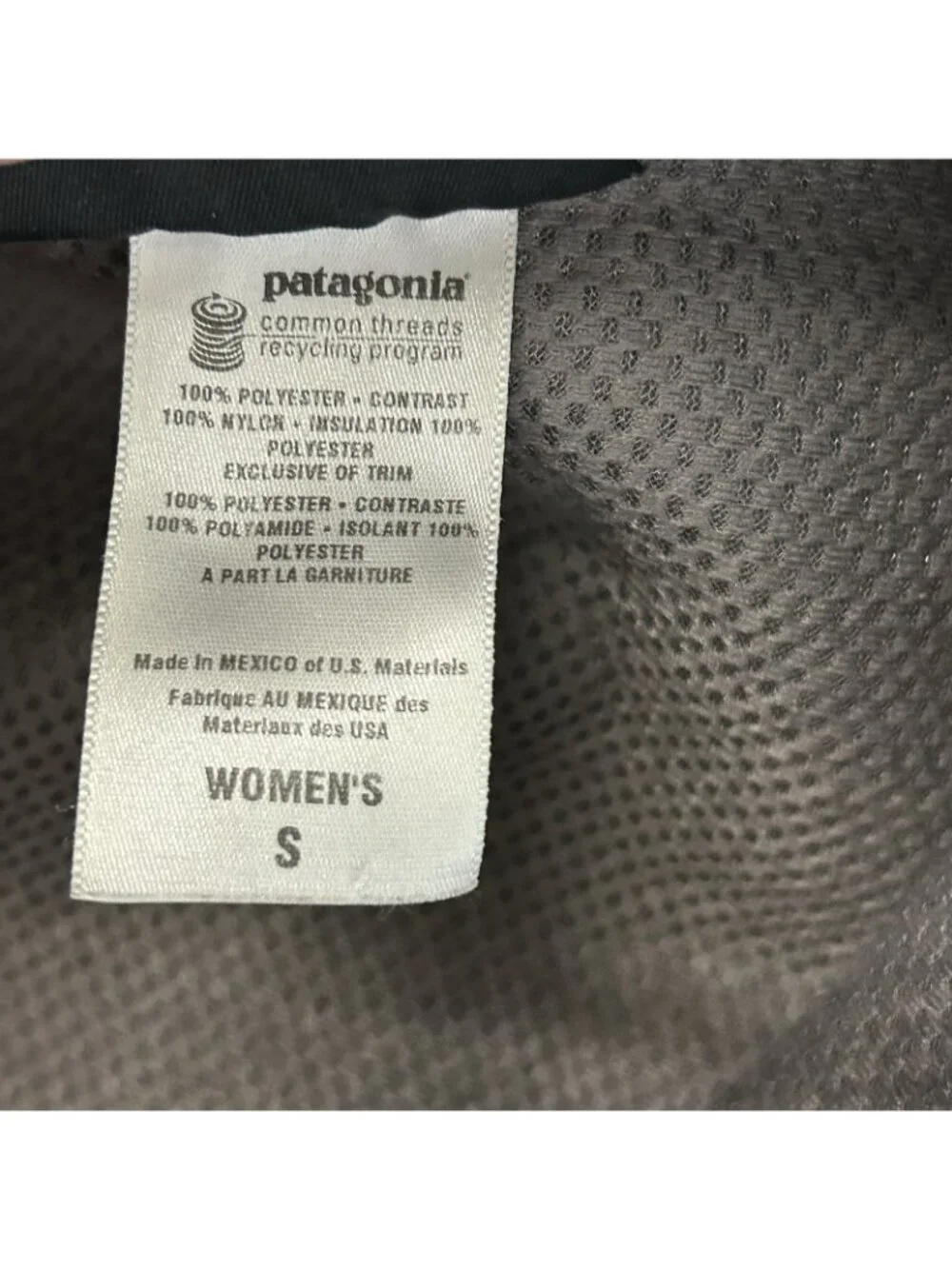 Patagonia Vest Jacket Womens Small Black Synchilla Sherpa Fleece Outdoor Hiking - Picture 3 of 16
